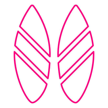 Surfing, Surfboard Iconのイラスト素材