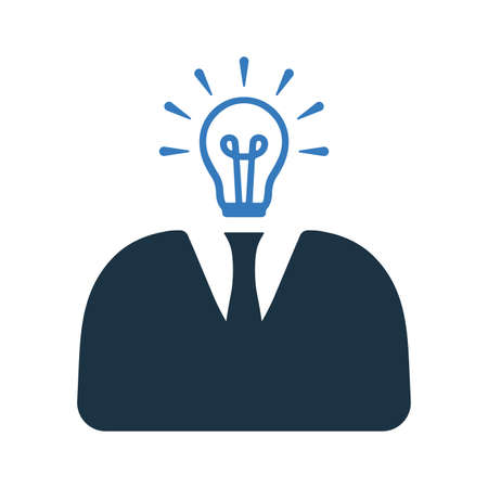 Idea making, Thinking icon. - Well organized and editable Vector design using in commercial purposes, print media, web or any type of design projects.のイラスト素材