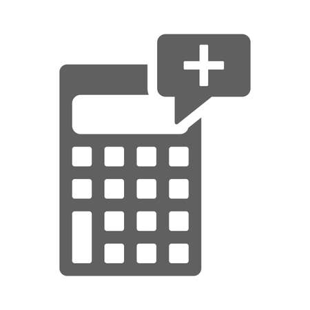 Calculator, calculate icon - Use for commercial purposes, print media, web or any type of design projects. Vector EPS file.のイラスト素材
