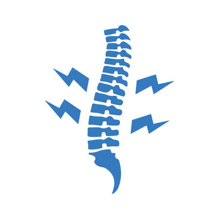 Musculoskeletal disorders icon - Simple editable vector EPS file.のイラスト素材