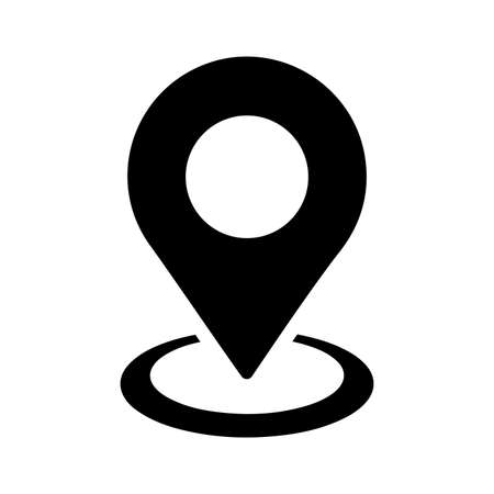 location, navigation icon - Simple editable vector EPS file.のイラスト素材