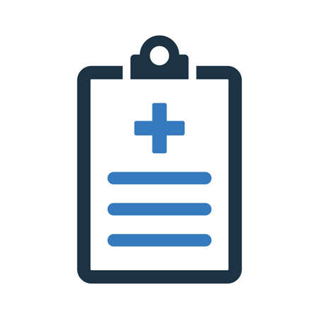 Medical Report Icon - Perfect use for designing and developing websites, printed files and presentations, Promotional Materials and many more. Vector EPS file.のイラスト素材