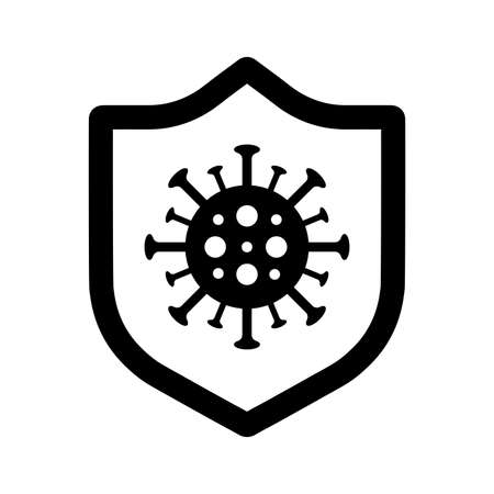 Prevent corona, stay home icon - Simple editable vector EPS file.のイラスト素材