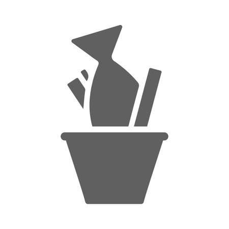 Chips, english icon is isolated on white background. Use for graphic and web design or commercial purposes. Vector EPS file.のイラスト素材