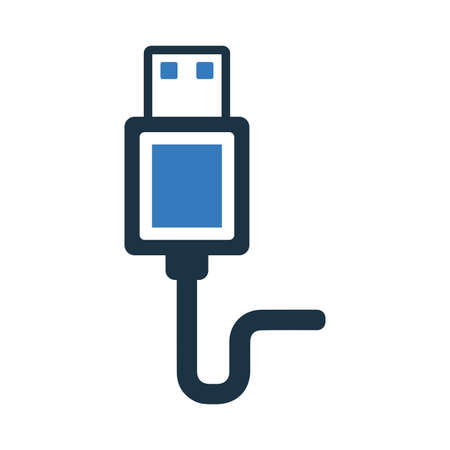 Adapter, cable, usb icon - Use for commercial purposes, print media, web or any type of design projects.のイラスト素材