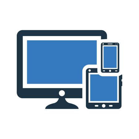 Devices, gadgets, screen icon - Perfect use for designing and developing websites, printed files and presentations, Promotional Materials and many more.のイラスト素材