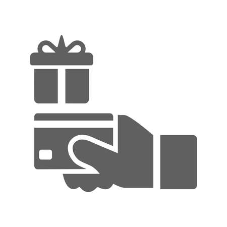 Gift card, Payment offer icon - Well organized and editable Vector design using in commercial purposes, print media, web or any type of design projects.のイラスト素材