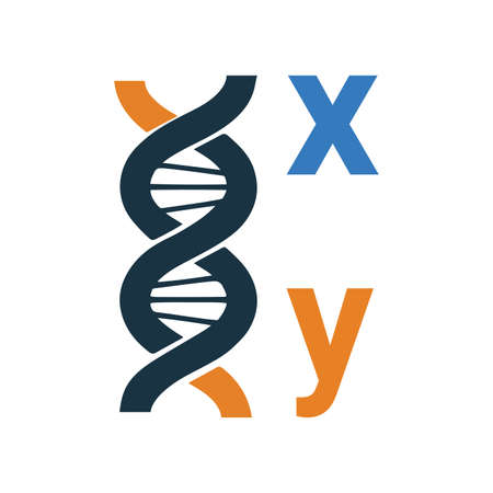 Chromosome, dna, molecule icon - Perfect use for print media, web, stock images, commercial use or any kind of design project.のイラスト素材