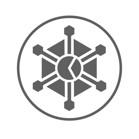 Analytics, report, big data icon. Using in print, web, design projects or any type of commercial purposes.のイラスト素材