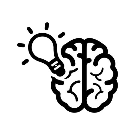 Brain, creative, logic icon. Using in print, web, design projects or any type of commercial purposes.のイラスト素材