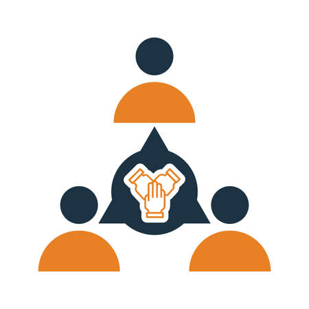 Collaboration, discussion icon - Perfect use for designing and developing websites, printed files...