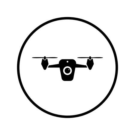 Aerial, aircraft, drone icon - Perfect use for designing and developing websites, printed files and presentations, Promotional Materials and many more. Vector EPS file.のイラスト素材