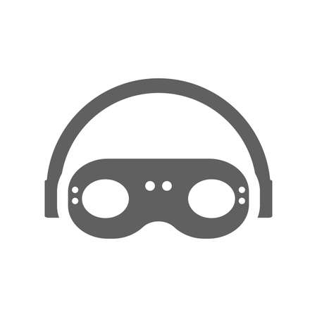 Augmented, goggles, headset icon - Simple editable vector EPS file.のイラスト素材
