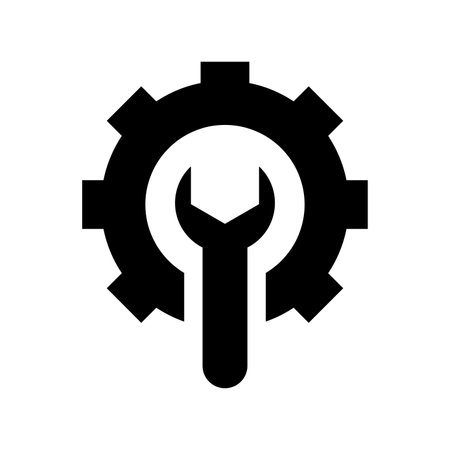 Tools, gear, business icon - Simple editable vector EPS file.のイラスト素材