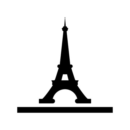 Eiffel, tower icon - Perfect use for designing and developing websites, printed files and presentations, Promotional Materials and many more. Vector EPS file.のイラスト素材
