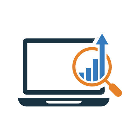 Marketing, trend, analysis, report icon - Use for commercial purposes, print media, web or any type of design projects. Vector EPS file.のイラスト素材