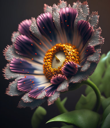 Rohira Flower A illustration created with generative AI.の素材