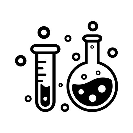 Chemistry, glass, research icon. Editable Vector design using in commercial purposes.のイラスト素材