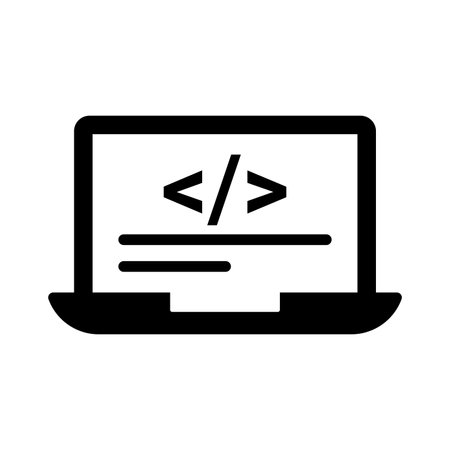 Code, coding icon - Use for commercial purposes, print media, web or any type of design projects. Vector EPS file.のイラスト素材