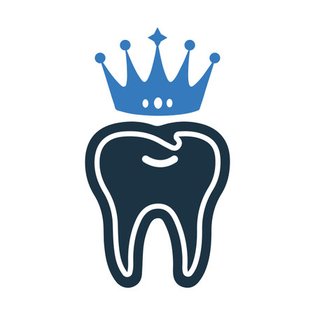 Dental, Care, fresh tooth icon is isolated on white background. Use for graphic and web design or commercial purposes. Vector EPS file.のイラスト素材