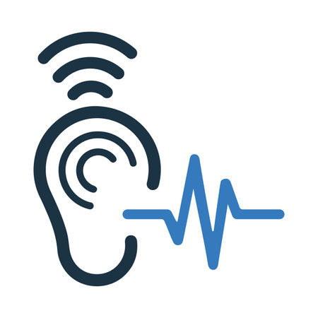 Ear, hear, hearing icon - Simple editable vector EPS file.のイラスト素材