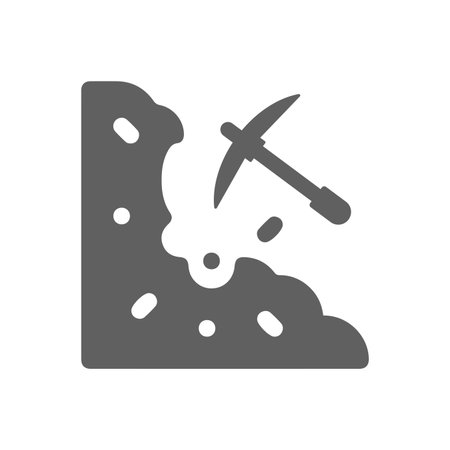 Geology, science icon - Perfect use for designing and developing websites, printed files and presentations, Promotional Materials and many more. Vector EPS file.のイラスト素材