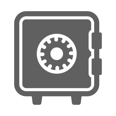 Locker, safe, money icon - Perfect use for designing and developing websites, printed files and presentations, Promotional Materials and many more. Vector EPS file.のイラスト素材