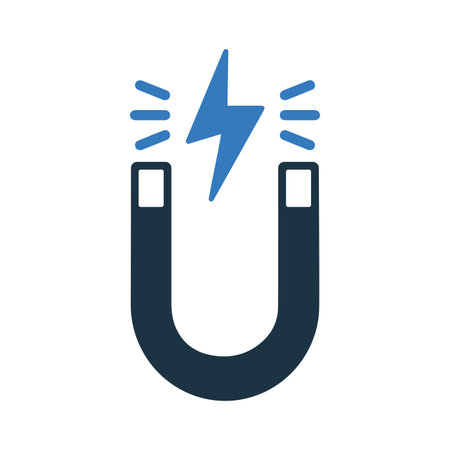 Magnet, magnetic icon - Perfect use for designing and developing websites, printed files and presentations, Promotional Materials and many more. Vector EPS file.のイラスト素材