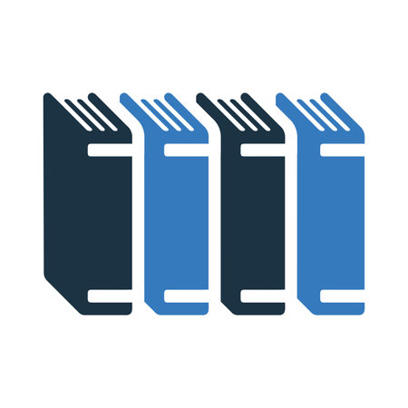books, Library icon - Perfect use for designing and developing websites, printed files and presentations, Promotional Materials and many more. Vector EPS file.のイラスト素材