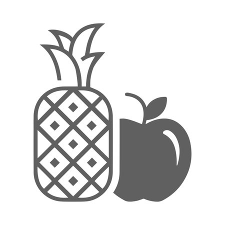 Meal, fruit icon - Perfect use for designing and developing websites, printed files and presentations, Promotional Materials and many more. Vector EPS file.のイラスト素材