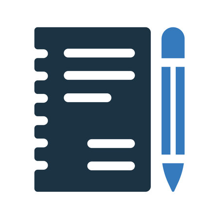 Notebook, register icon - Vector EPS file. Perfect use for print media, web, stock images, commercial use or any kind of design project.のイラスト素材