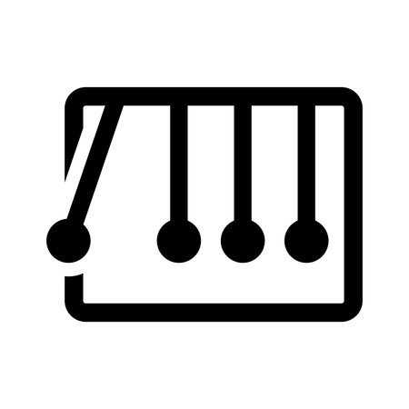 Newton, science icon - Vector EPS file. Perfect use for print media, web, stock images, commercial use or any kind of design project.のイラスト素材