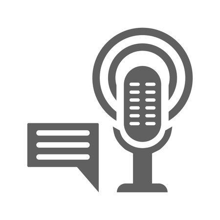 Radio, ad, mic icon - Vector EPS file. Perfect use for print media, web, stock images, commercial use or any kind of design project.のイラスト素材