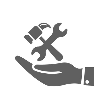 Repair, hand tools icon - Perfect use for designing and developing websites, printed files and presentations, Promotional Materials and many more. Vector EPS file.のイラスト素材