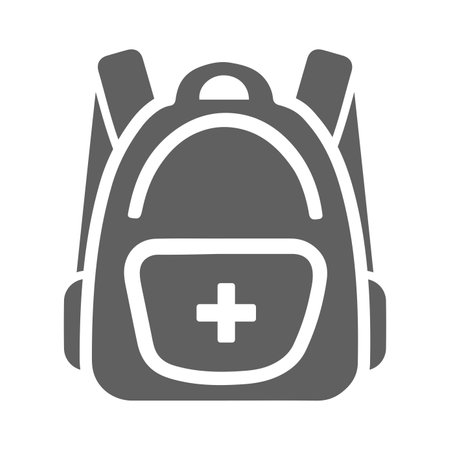School, bag icon - Vector EPS file. Perfect use for print media, web, stock images, commercial use or any kind of design project.のイラスト素材