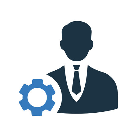 Setting, setup, user, account, person icon. use in designing and developing websites, commercial purposes, web or any type of design project.のイラスト素材