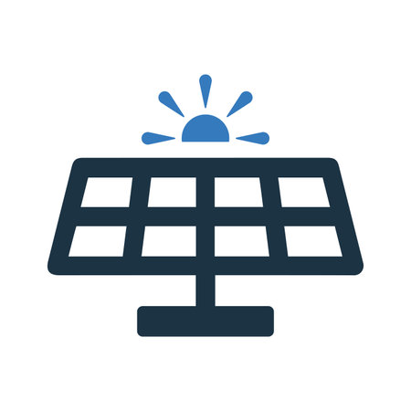Solar, system, energy icon - Simple editable vector EPS file.のイラスト素材