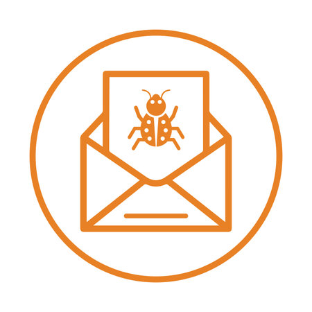 Spam, bug icon - Simple editable vector EPS file.のイラスト素材