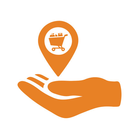 Store, locator, gps icon - Simple editable vector EPS file.のイラスト素材