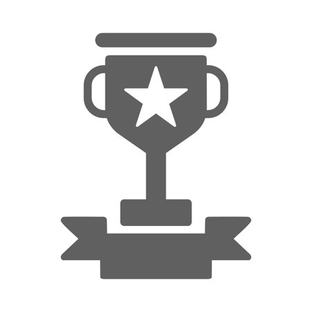 Trophy, award icon - Simple editable vector EPS file.のイラスト素材