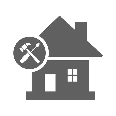 Maintenance, construction icon - Simple editable vector EPS file.のイラスト素材