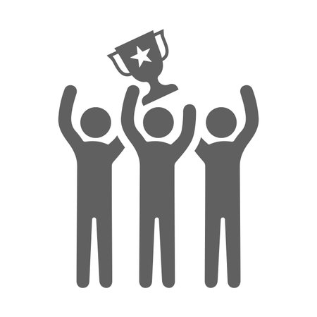 Winner, champion, achievement icon - Simple editable vector EPS file.のイラスト素材