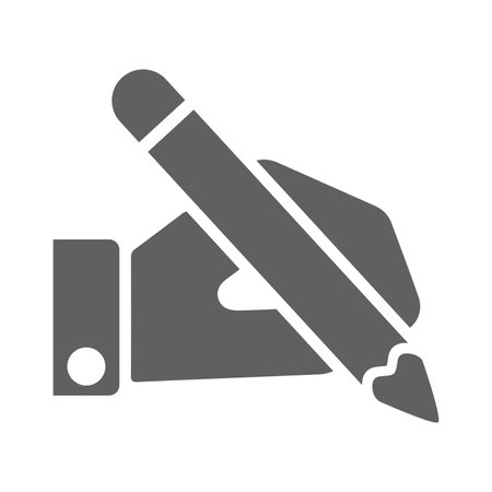Write, pencil, pen icon - Simple editable vector EPS file.のイラスト素材