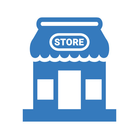 Store, shop icon - Simple editable vector EPS file.のイラスト素材