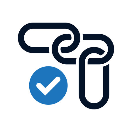 Backlink Checker icon - Simple editable vector EPS file.のイラスト素材