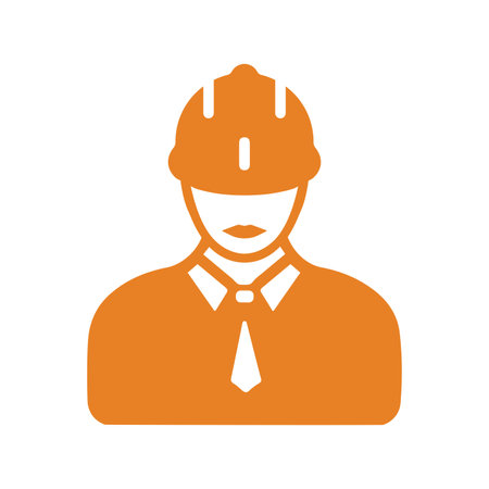 Architect, developer, engineer icon. Beautiful design and fully editable vector for commercial, print media, web or any type of design projects.のイラスト素材