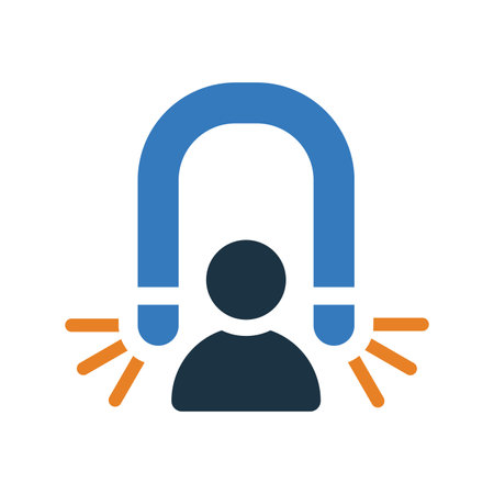 Attracting customer icon - Simple editable vector EPS file.のイラスト素材
