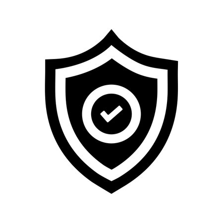 Brand protection icon - Simple editable vector EPS file.のイラスト素材