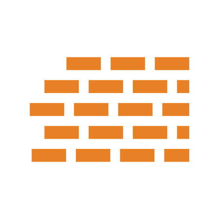 Block, brick, wall icon. Beautiful design and fully editable vector for commercial, print media, web or any type of design projects.のイラスト素材