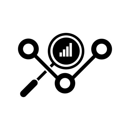 Competitor Analysis icon - Vector EPS file. Perfect use for print media, web, stock images, commercial use or any kind of design project.のイラスト素材